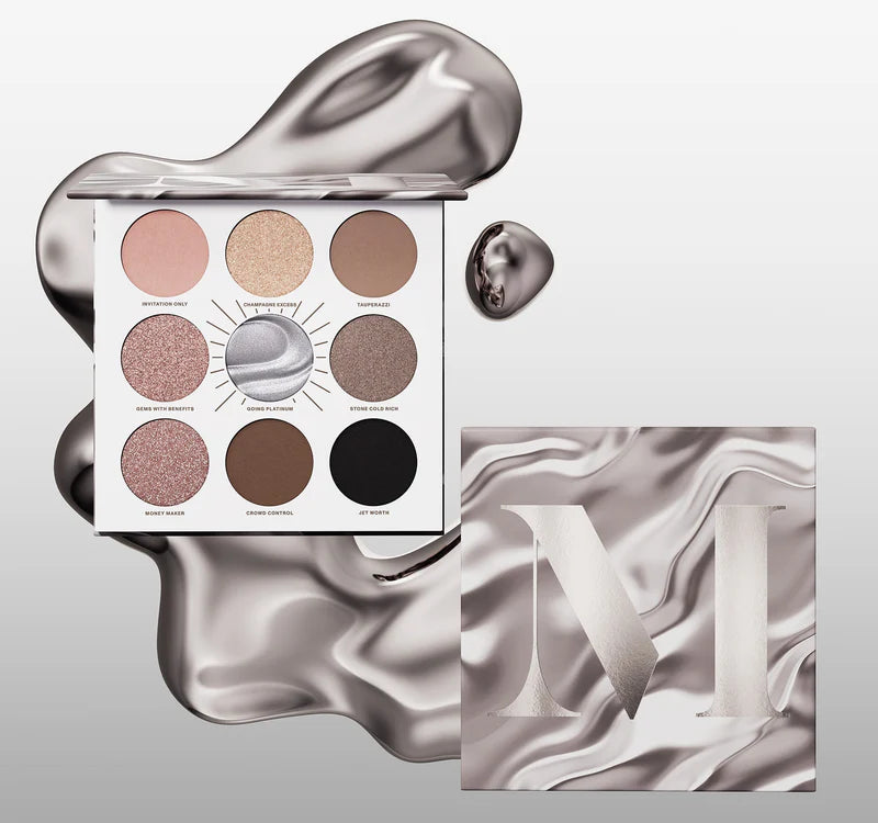 Morphe Rich and Foiled Eyeshadow Palette - Going Platinum
