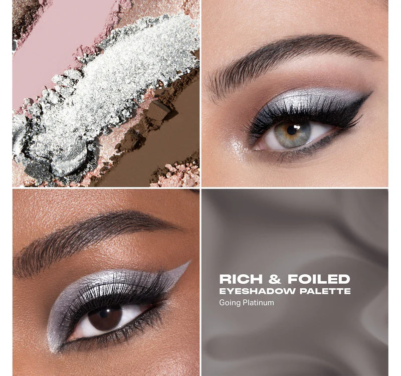 Morphe Rich and Foiled Eyeshadow Palette - Going Platinum